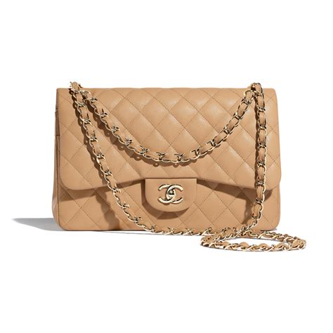 sac jumbo chanel|Large classic handbag, Grained calfskin & gold.